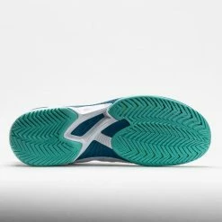 Mizuno Wave Exceed Tour 5 AC Men's White/Moroccan Blue Tennis Shoes 11 Mizuno Wave Exceed Tour 5 AC Men's White/Moroccan Blue Tennis Shoes