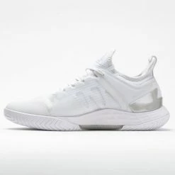 Adidas Adizero Ubersonic 4 Women's White/Silver Metallic/Gray Tennis Shoes