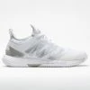 Adidas Adizero Ubersonic 4 Women's White/Silver Metallic/Gray Tennis Shoes