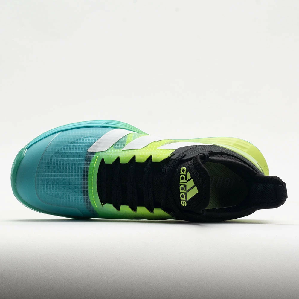 Adidas Adizero Ubersonic 4 Clay Women's Black/White/Pulse Lime Tennis Shoes 5 Adidas Adizero Ubersonic 4 Clay Women's Black/White/Pulse Lime Tennis Shoes
