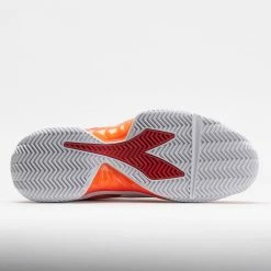 Diadora B.Icon Clay Women's Vermillion Orange/White Tennis Shoes