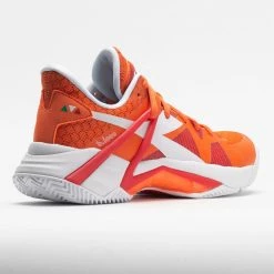 Diadora B.Icon Clay Women's Vermillion Orange/White Tennis Shoes