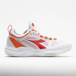 Tennis Shoes Diadora Speed Blushield Fly Clay Women's White/Fiery Red