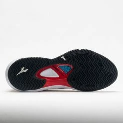 Diadora Speed Blushield Fly AG Men's White/Black/Fiery Red Tennis Shoes