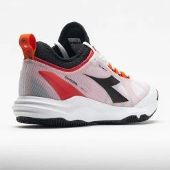 Diadora Speed Blushield Fly Clay Men's White/Black/Fiery Red