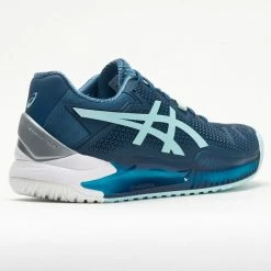 ASICS GEL-Resolution 8 Women's Light Indigo/Clear Blue Tennis Shoes 13 ASICS GEL-Resolution 8 Women's Light Indigo/Clear Blue Tennis Shoes