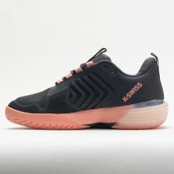 K-Swiss Ultrashot 3 Women's Asphalt/Peach Amber/White Tennis Shoes 9 K-Swiss Ultrashot 3 Women's Asphalt/Peach Amber/White Tennis Shoes