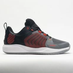 Tennis Shoes K-Swiss Ultrashot Team Men's Steel Gray/Jet Black/Spicy Orange