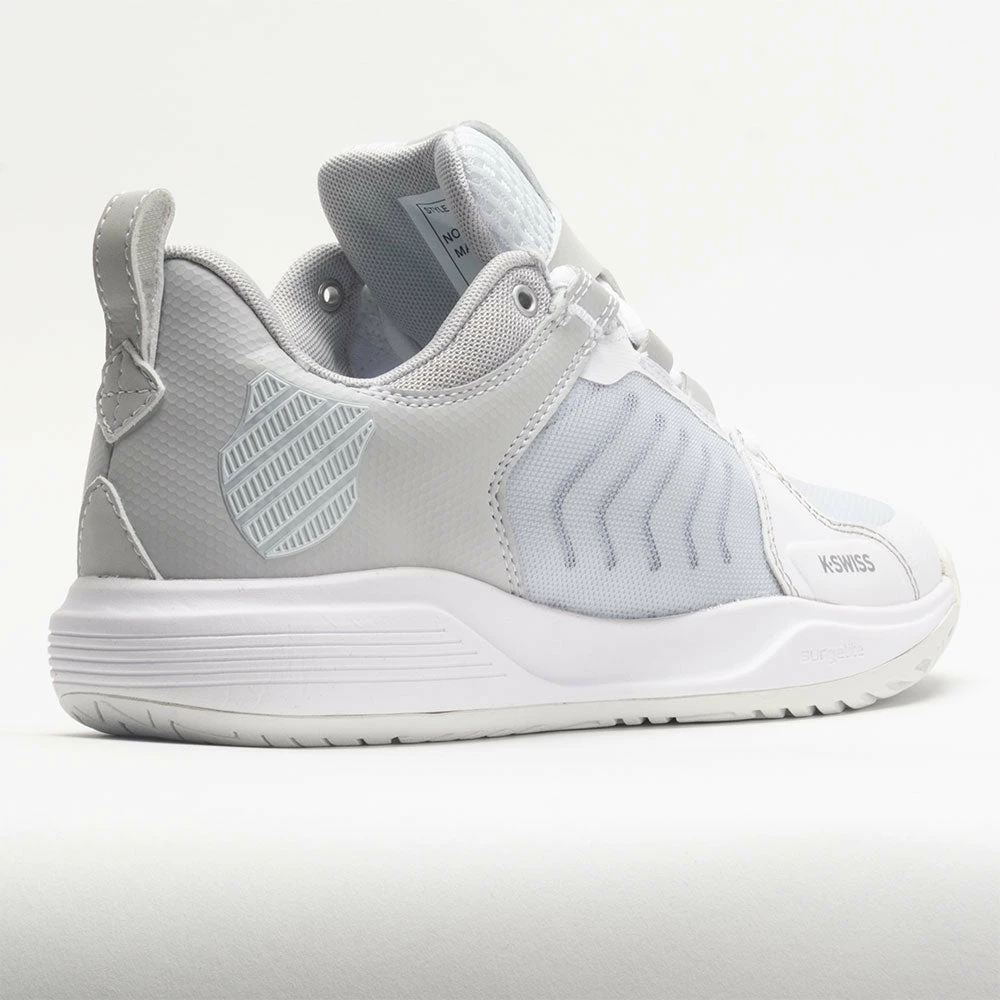 Tennis Shoes K-Swiss Ultrashot Team Women's White/Lunar Rock/Silver 8 Tennis Shoes K-Swiss Ultrashot Team Women's White/Lunar Rock/Silver