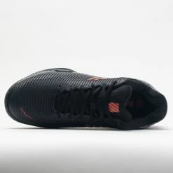 K-Swiss Hypercourt Express 2 Men's Jet Black/Steel Gray/Spicy Orange Tennis Shoes 10 K-Swiss Hypercourt Express 2 Men's Jet Black/Steel Gray/Spicy Orange Tennis Shoes