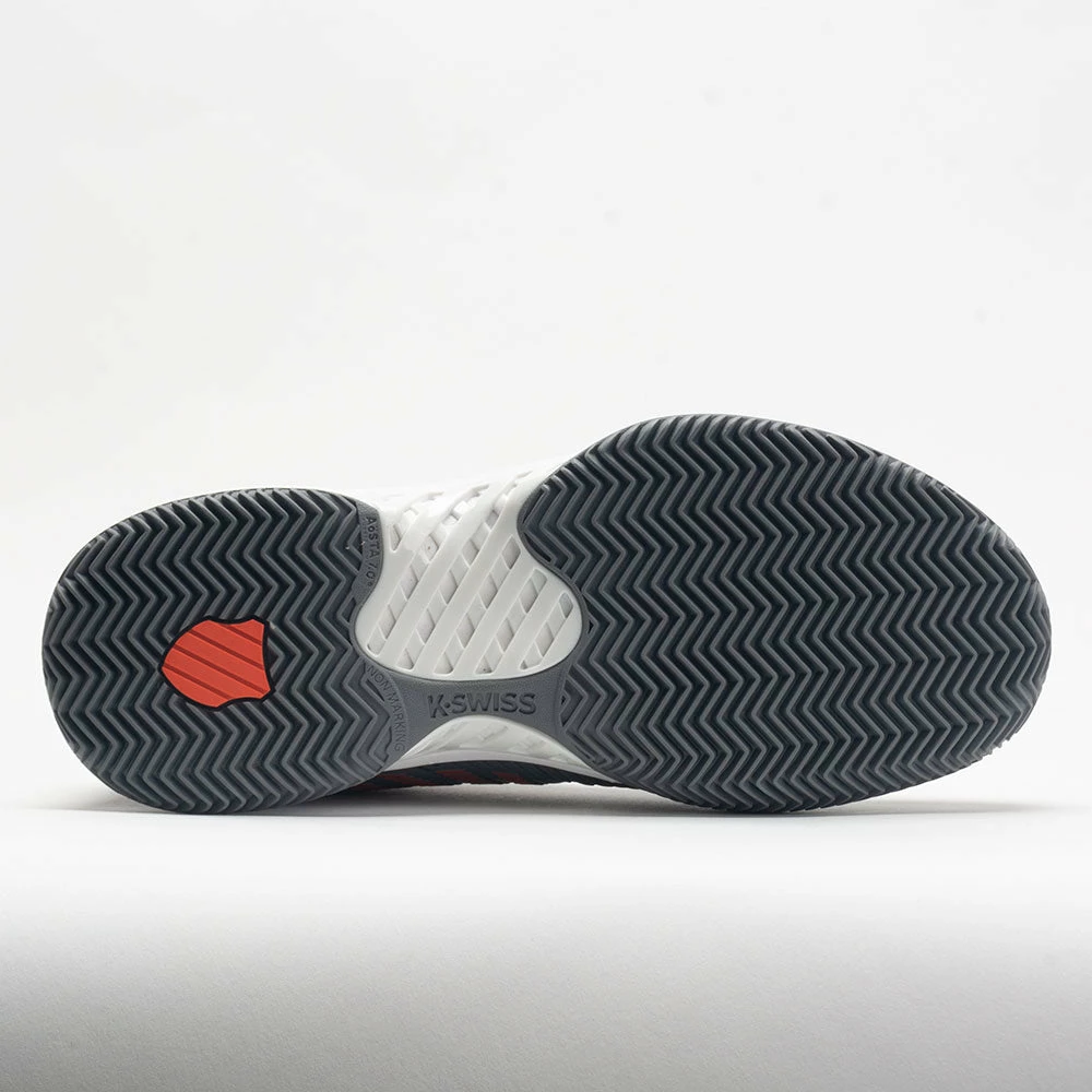 K-Swiss Hypercourt Express 2 Clay Men's Steel Gray/Jet Black/Orange Tennis Shoes 6 K-Swiss Hypercourt Express 2 Clay Men's Steel Gray/Jet Black/Orange Tennis Shoes