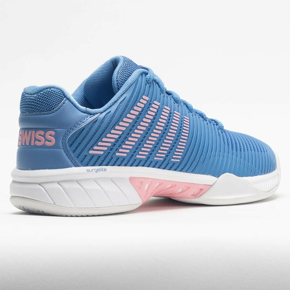 K-Swiss Hypercourt Express 2 Women's Silver Lake Blue/Wht/Orchid Pink Tennis Shoes 8 K-Swiss Hypercourt Express 2 Women's Silver Lake Blue/Wht/Orchid Pink Tennis Shoes