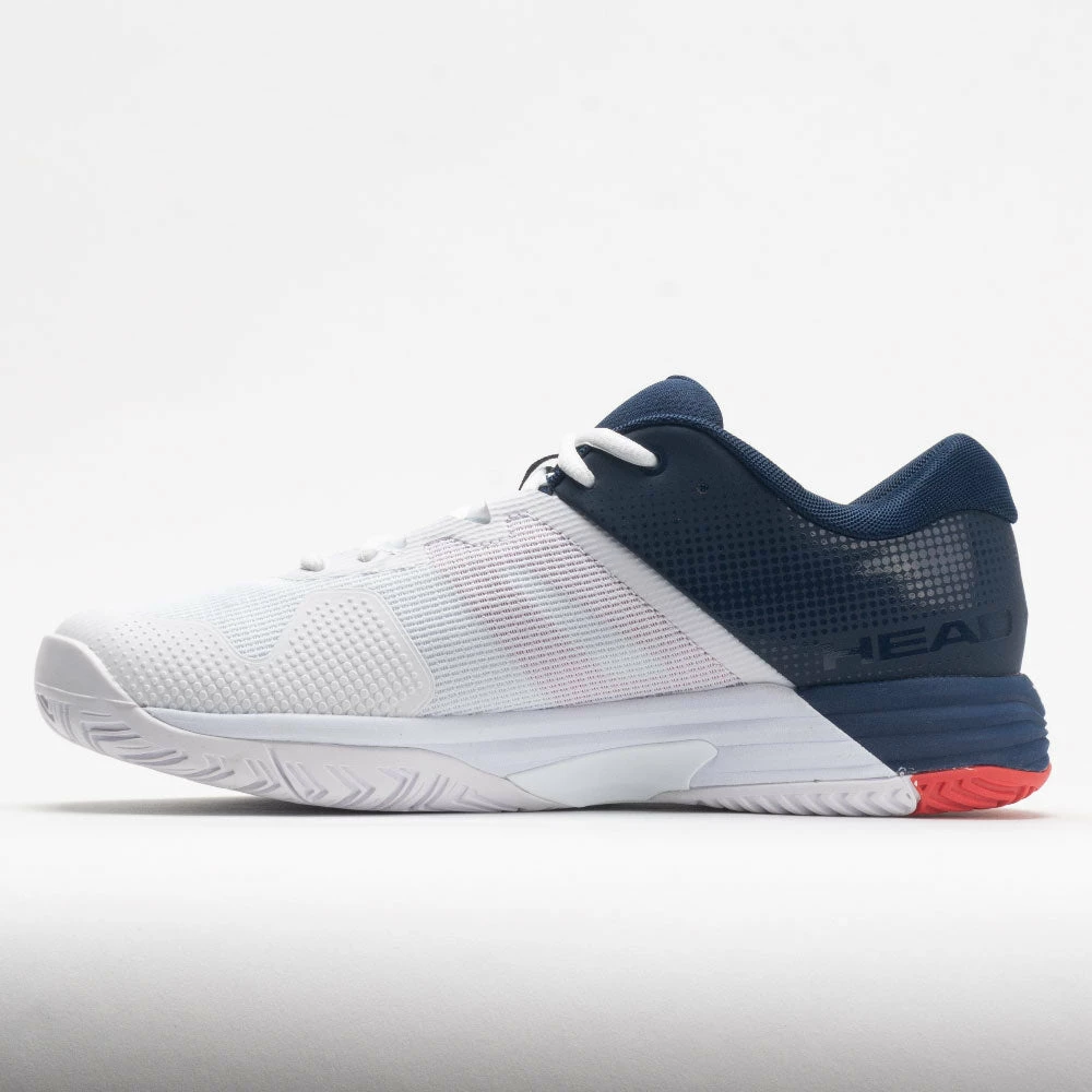 HEAD Revolt EVO 2.0 Men's White/Dark Blue Tennis Shoes 4 HEAD Revolt EVO 2.0 Men's White/Dark Blue Tennis Shoes