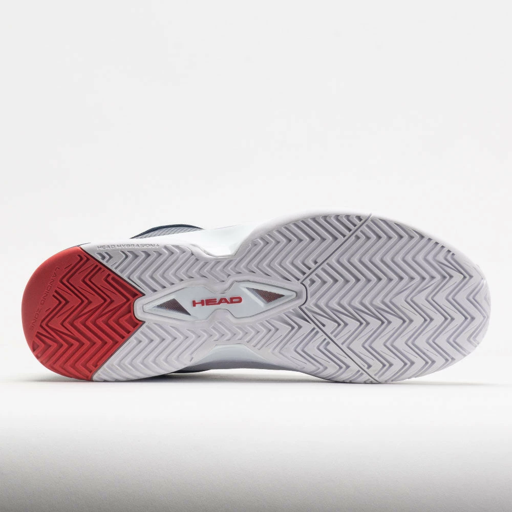 HEAD Revolt EVO 2.0 Men's White/Dark Blue Tennis Shoes 6 HEAD Revolt EVO 2.0 Men's White/Dark Blue Tennis Shoes