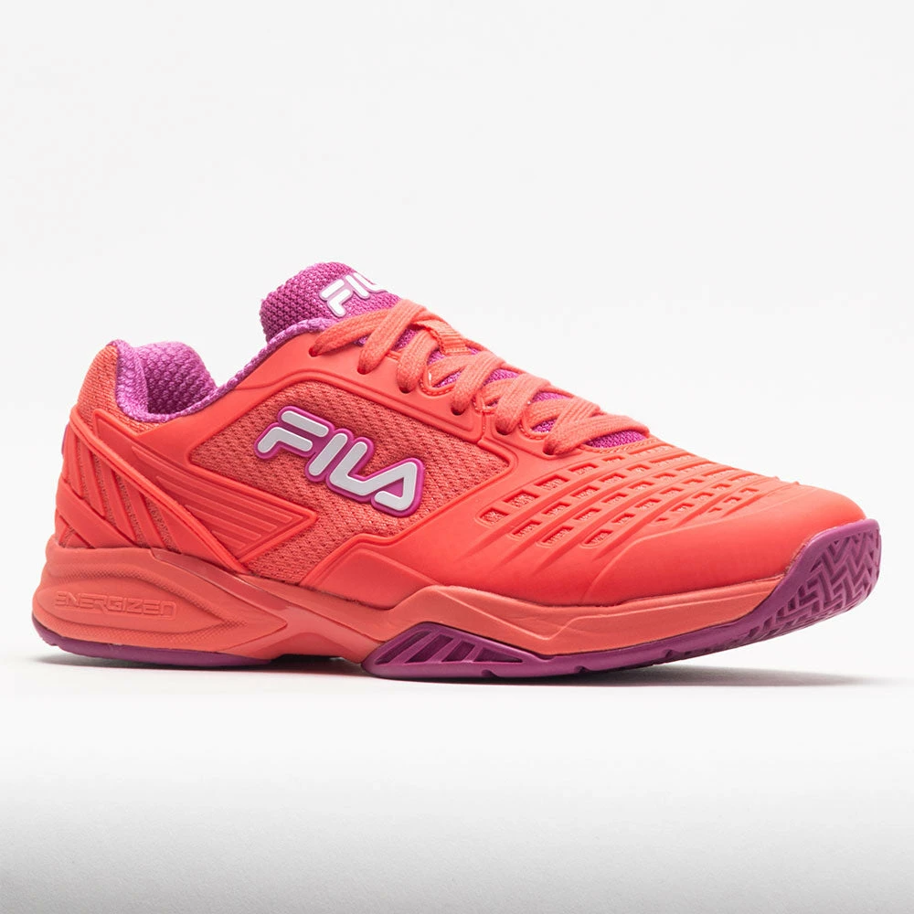 Tennis Shoes Fila Axilus 2 Energized Women's Hot Coral/Festival Fuchsia/White 7 Tennis Shoes Fila Axilus 2 Energized Women's Hot Coral/Festival Fuchsia/White