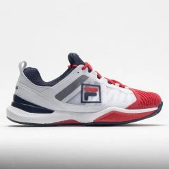 Fila Speedserve Energized Men's White/Fila Red/Fila Navy Tennis Shoes