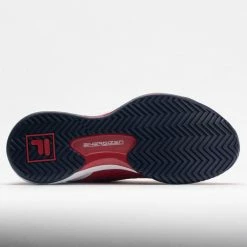 Fila Speedserve Energized Men's White/Fila Red/Fila Navy Tennis Shoes