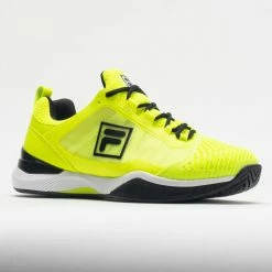 Fila Speedserve Energized Men's Safety Yellow/Black/White Tennis Shoes