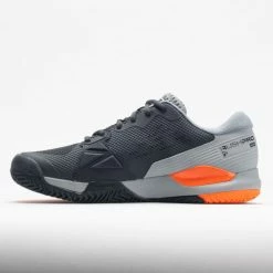 Wilson Rush Pro Ace Men's Ebony/Quarry/Shocking Orange 9 Wilson Rush Pro Ace Men's Ebony/Quarry/Shocking Orange