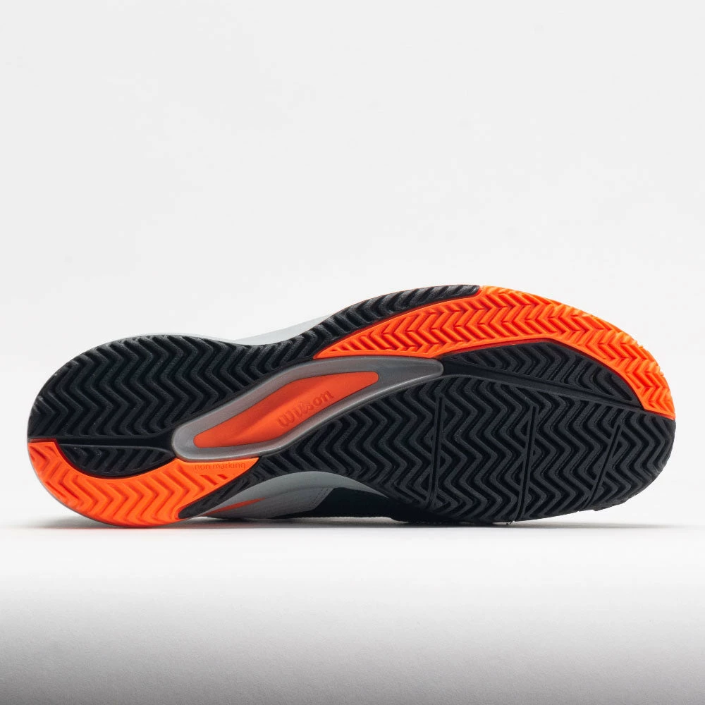 Wilson Rush Pro Ace Men's Ebony/Quarry/Shocking Orange 6 Wilson Rush Pro Ace Men's Ebony/Quarry/Shocking Orange