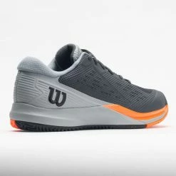 Wilson Rush Pro Ace Men's Ebony/Quarry/Shocking Orange 13 Wilson Rush Pro Ace Men's Ebony/Quarry/Shocking Orange