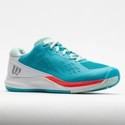 Wilson Rush Pro Ace Women's Scuba Blue/White/Fiery Coral Tennis Shoes