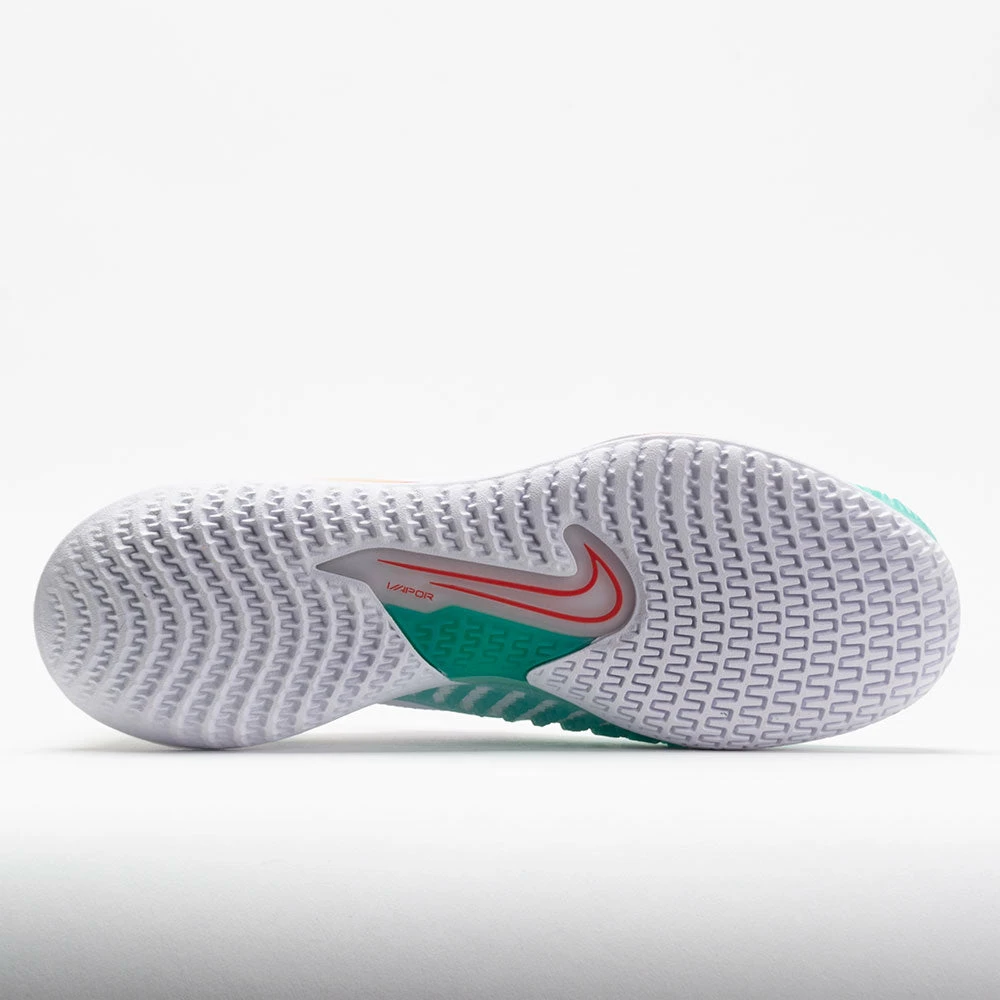 Tennis Shoes Nike React Vapor NXT Men's White/Washed Teal/Habanero Red 6 Tennis Shoes Nike React Vapor NXT Men's White/Washed Teal/Habanero Red