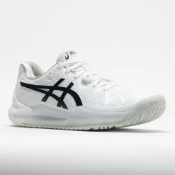 ASICS GEL-Resolution 8 Women's White/Black Tennis Shoes 12 ASICS GEL-Resolution 8 Women's White/Black Tennis Shoes