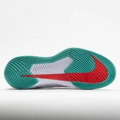 Nike Air Zoom Vapor Pro Men's White/Washed Teal/Habanero Red Tennis Shoes 11 Nike Air Zoom Vapor Pro Men's White/Washed Teal/Habanero Red Tennis Shoes