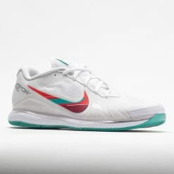 Nike Air Zoom Vapor Pro Men's White/Washed Teal/Habanero Red Tennis Shoes 12 Nike Air Zoom Vapor Pro Men's White/Washed Teal/Habanero Red Tennis Shoes