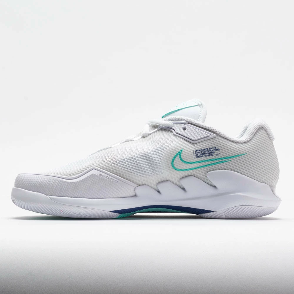 Tennis Shoes Nike Air Zoom Vapor Pro Men's White/Dynamic Turquoise 4 Tennis Shoes Nike Air Zoom Vapor Pro Men's White/Dynamic Turquoise