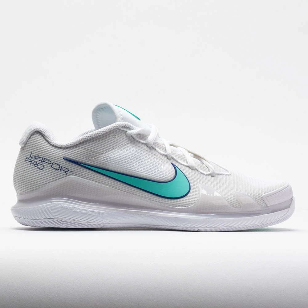 Tennis Shoes Nike Air Zoom Vapor Pro Men's White/Dynamic Turquoise 3 Tennis Shoes Nike Air Zoom Vapor Pro Men's White/Dynamic Turquoise