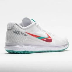 Nike Air Zoom Vapor Pro Women's White/Washed Teal/Habanero Red 13 Nike Air Zoom Vapor Pro Women's White/Washed Teal/Habanero Red