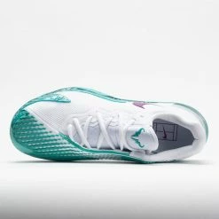 Tennis Shoes Nike Zoom Vapor Cage 4 Rafa White/Red Plum/Washed Teal