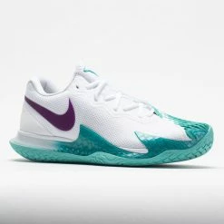 Tennis Shoes Nike Zoom Vapor Cage 4 Rafa White/Red Plum/Washed Teal