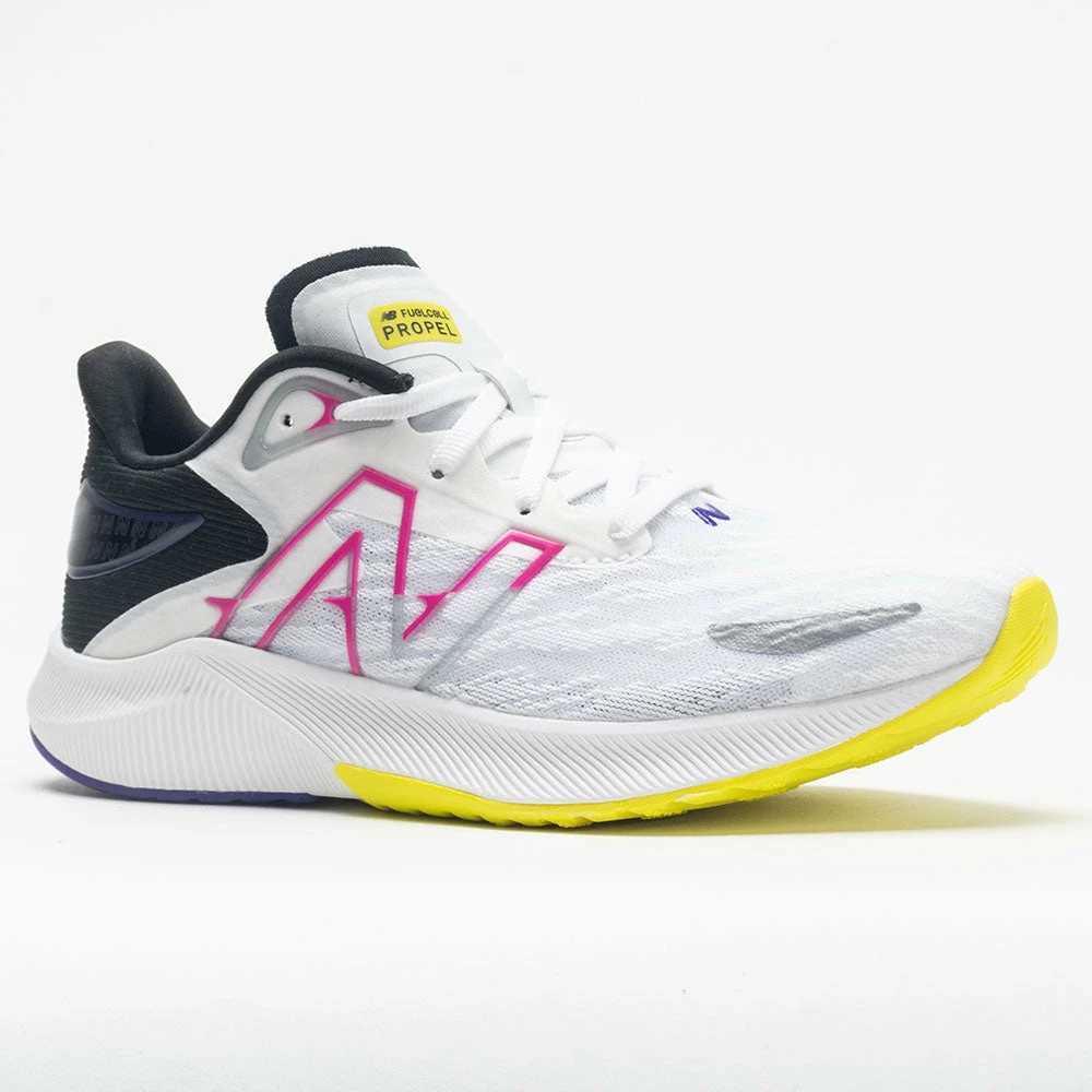 Kids' Shoes New Balance Fuel Cell Propel V3 Junior White/Deep Violet/Pink Glo 7 Kids' Shoes New Balance Fuel Cell Propel V3 Junior White/Deep Violet/Pink Glo