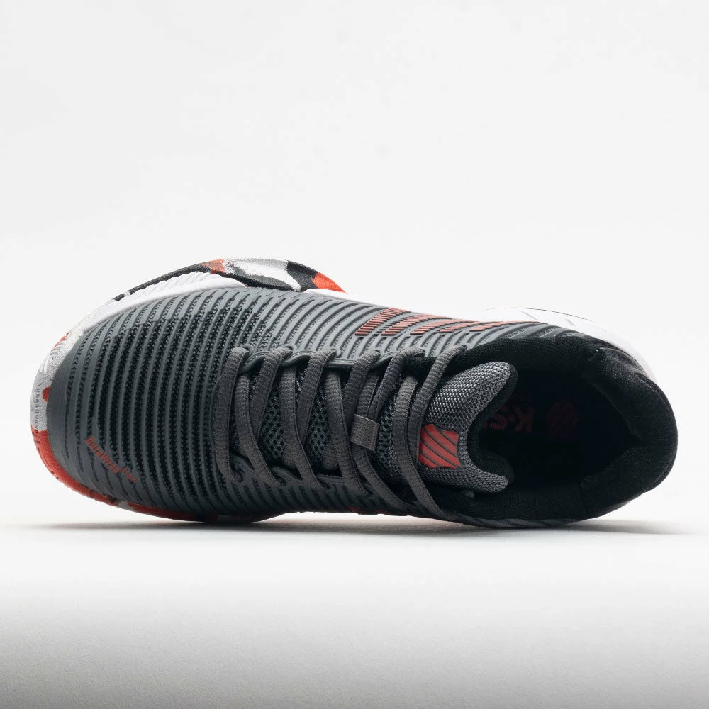 K-Swiss Hypercourt Express 2 Junior Steel Gray/Jet Black/Spicy Orange 5 K-Swiss Hypercourt Express 2 Junior Steel Gray/Jet Black/Spicy Orange