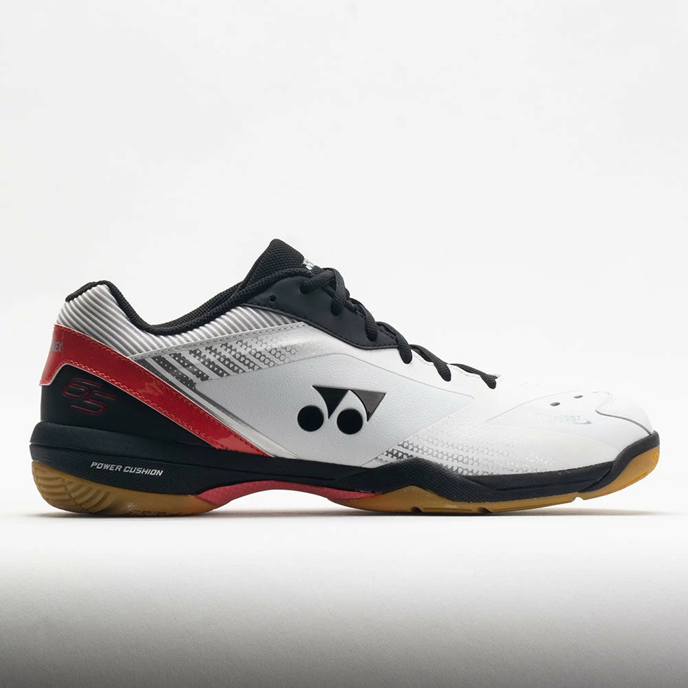 Squash Shoes Yonex Power Cushion 65 Men's White/Red 3 Squash Shoes Yonex Power Cushion 65 Men's White/Red
