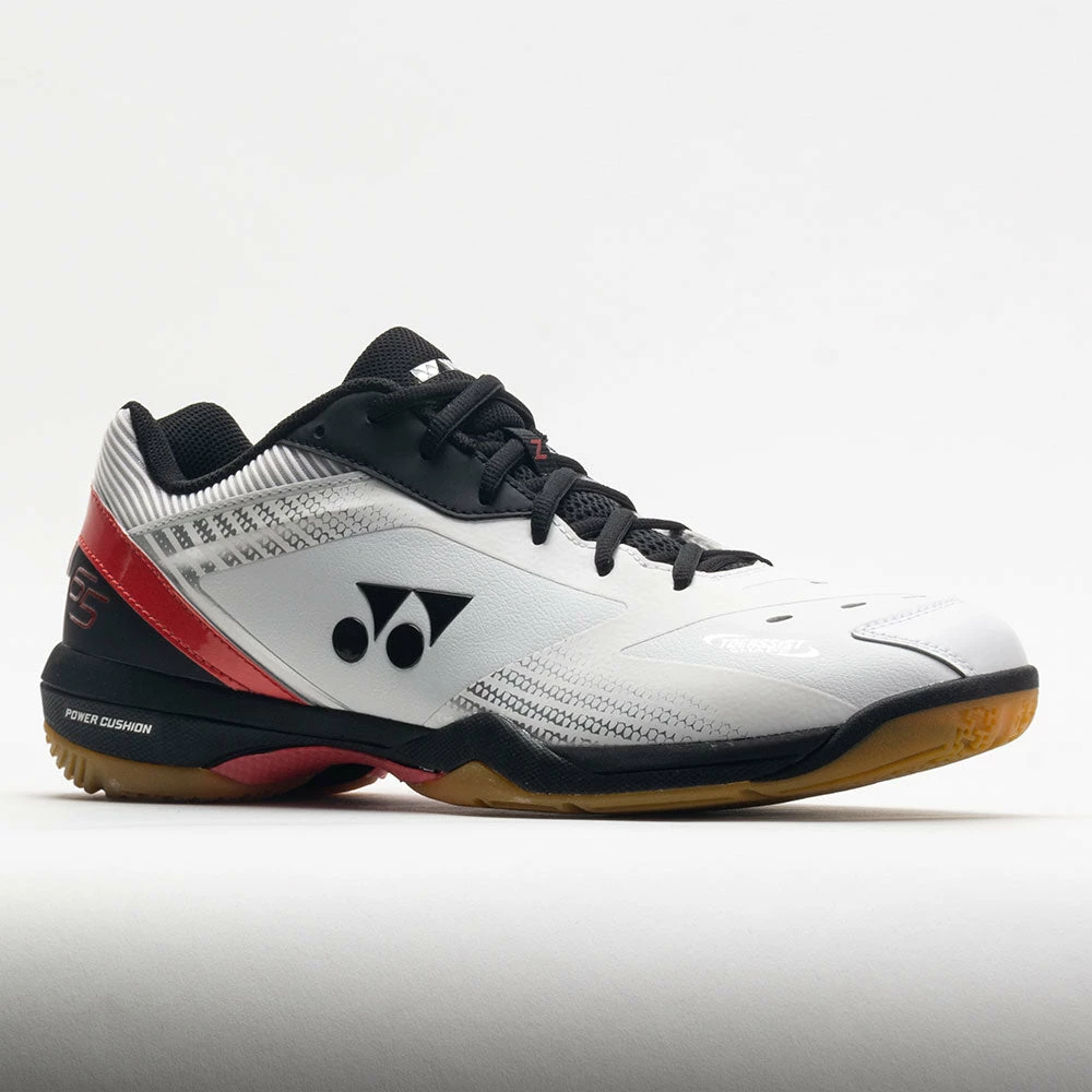 Squash Shoes Yonex Power Cushion 65 Men's White/Red 7 Squash Shoes Yonex Power Cushion 65 Men's White/Red
