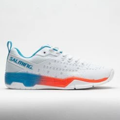 Salming Eagle Men's White/Race Blue Squash Shoes