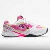 Pickleball Shoes Fila Volley Zone Women's Tie-Dye Print White/Pink/Black