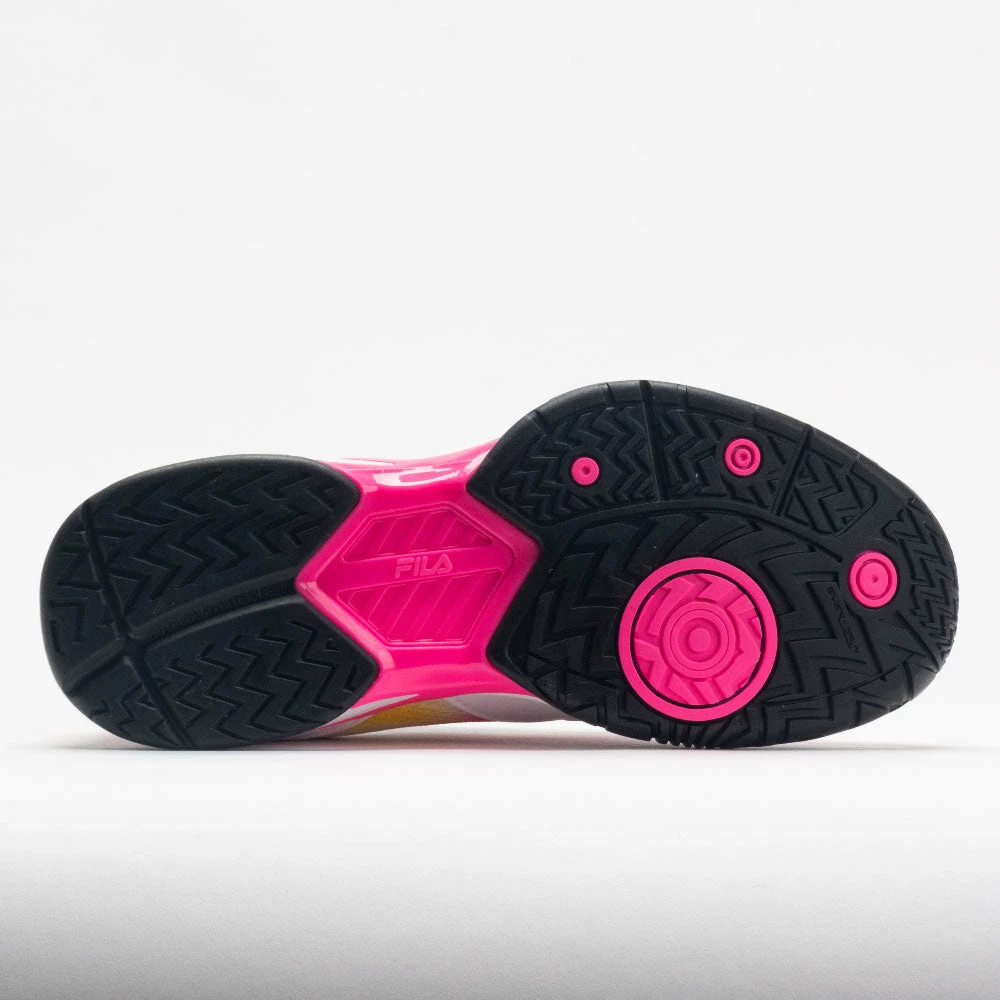 Pickleball Shoes Fila Volley Zone Women's Tie-Dye Print White/Pink/Black 6 Pickleball Shoes Fila Volley Zone Women's Tie-Dye Print White/Pink/Black