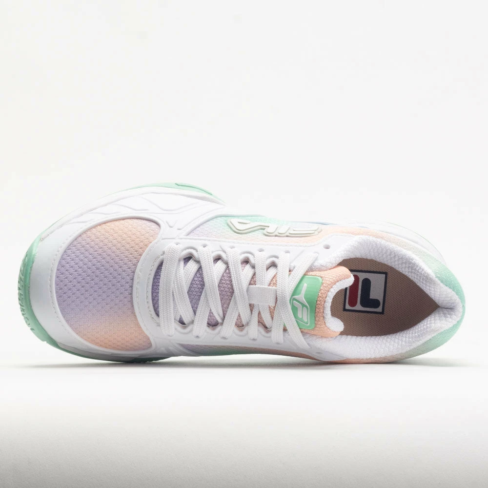 Fila Volley Zone Women's Tie-Dye Print Cream/Multi/White 5 Fila Volley Zone Women's Tie-Dye Print Cream/Multi/White