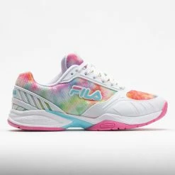Fila Volley Zone Women's Tie-Dye Print Multi/White/White Pickleball Shoes