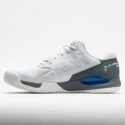 Pickleball Shoes Wilson Rush Pro Ace Pickler Men's White/Stormy Weather/Classic Blue