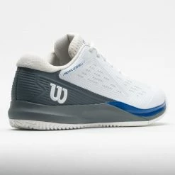 Pickleball Shoes Wilson Rush Pro Ace Pickler Men's White/Stormy Weather/Classic Blue