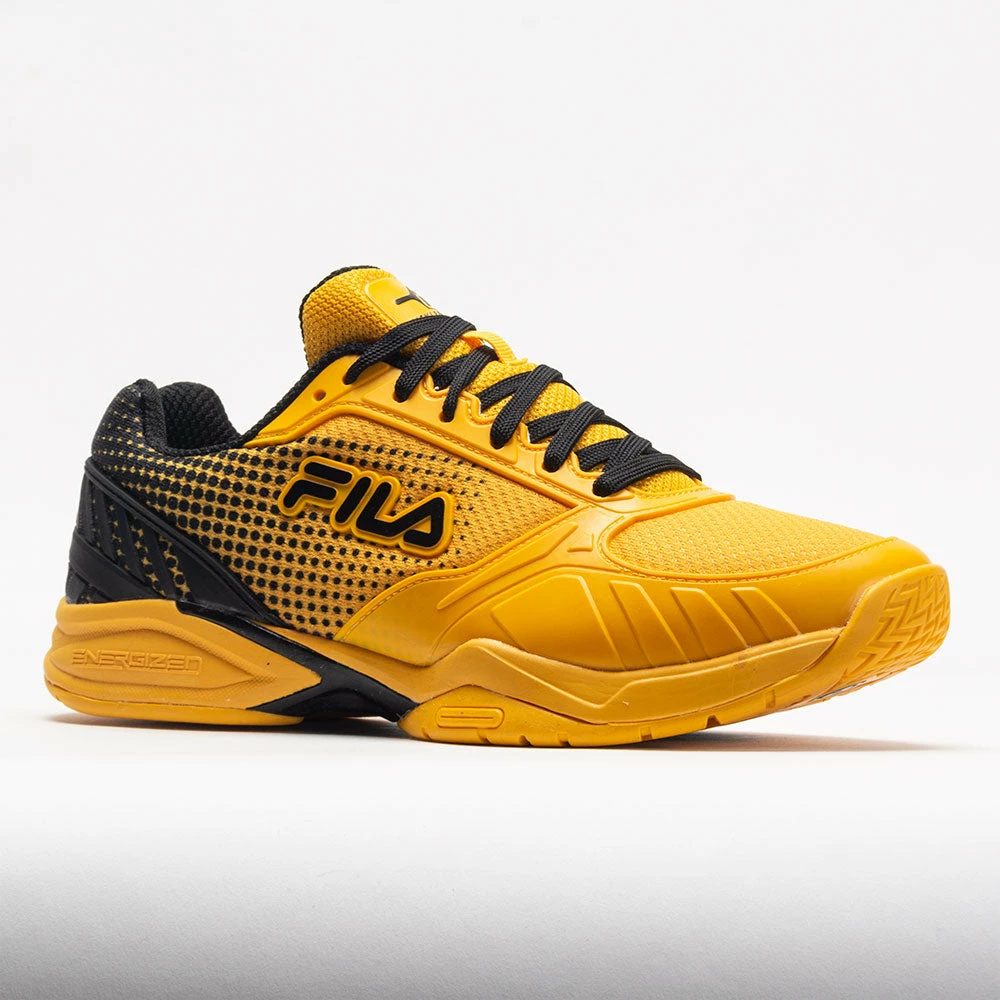 Fila Volley Zone Men's Citrus/Black/Citrus 7 Fila Volley Zone Men's Citrus/Black/Citrus