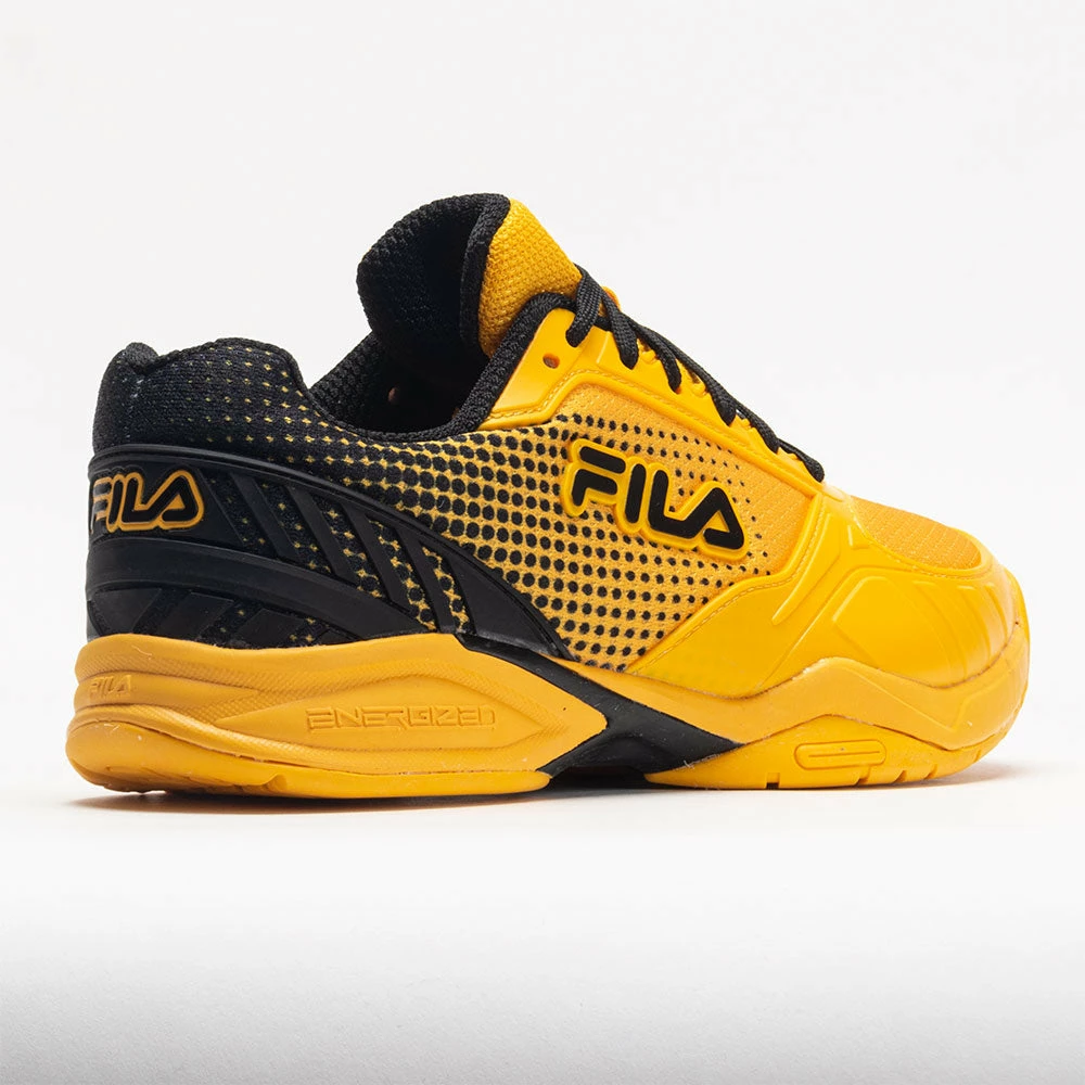 Fila Volley Zone Men's Citrus/Black/Citrus 8 Fila Volley Zone Men's Citrus/Black/Citrus