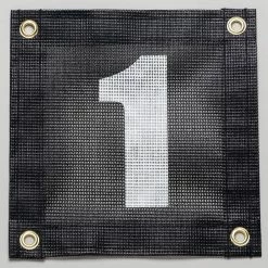 Tourna Tennis Court Numbers - Mesh