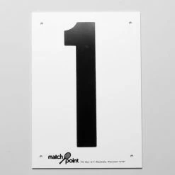 Wilson Tennis Court Numbers- Styrene Tennis Accessories